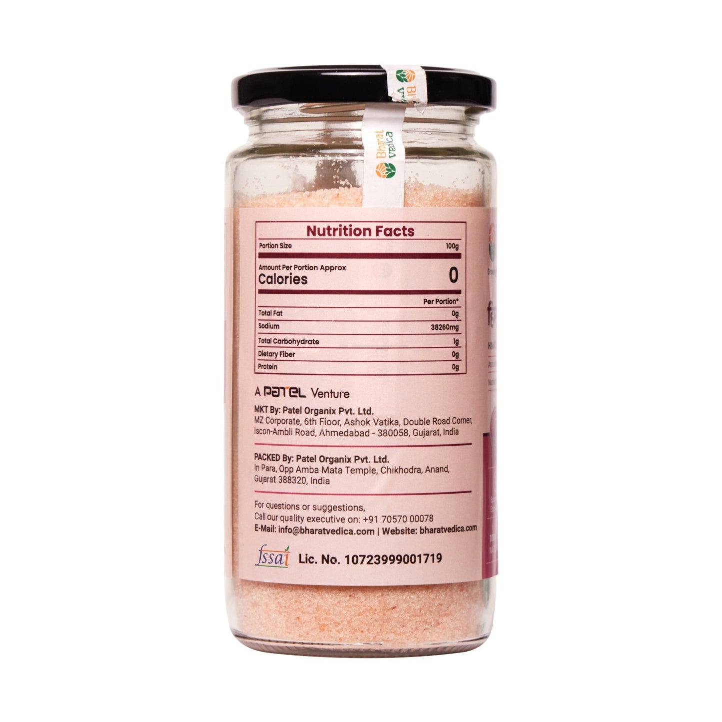Bharat Vedica Natural Himalayan Pink Salt - Gulaabee Namak - Distacart