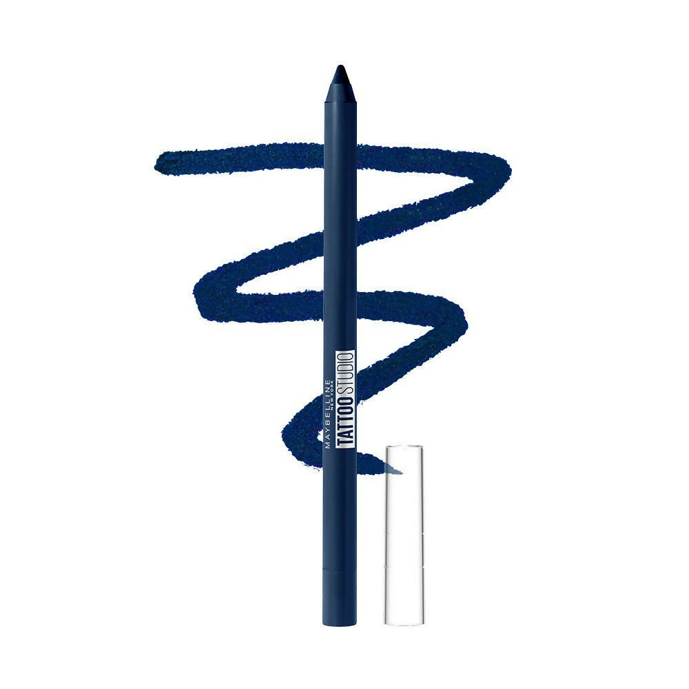 Maybelline New York Tattoo Gel Kajal Color Pencil - Striking Navy Blue - Distacart