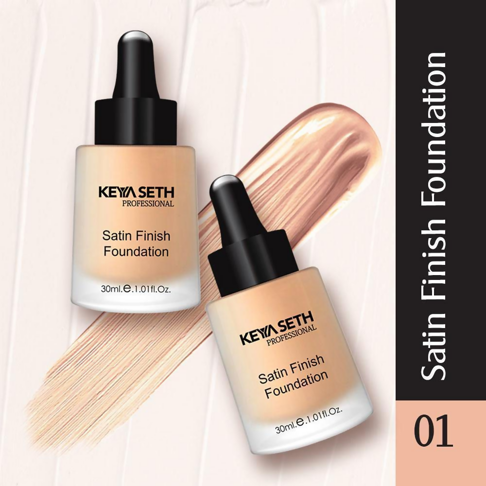 Keya Seth Aromatherapy Professional Satin Finish Foundation - Shade 1 - Distacart