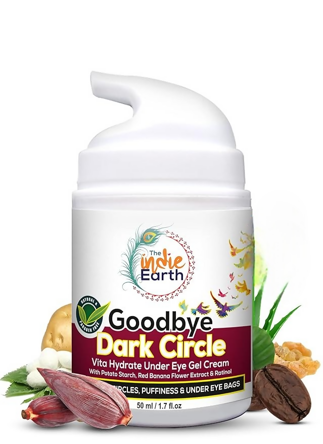 The Indie Earth Good Bye Dark Circles Vita Rich Under Eye Gel Cream - Distacart