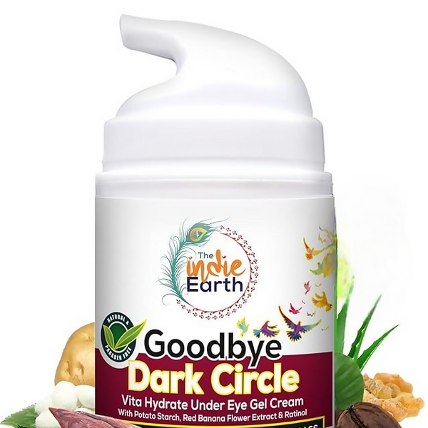 The Indie Earth Good Bye Dark Circles Vita Rich Under Eye Gel Cream - Distacart