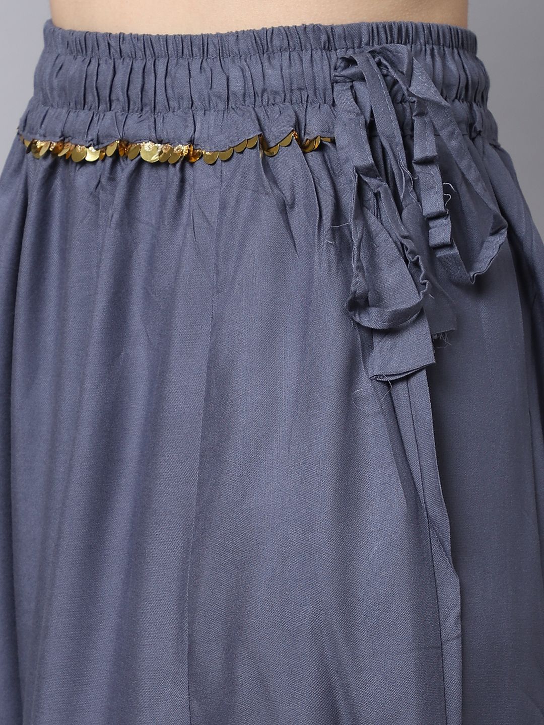 TAG 7 Women Flared Ethnic Palazzos