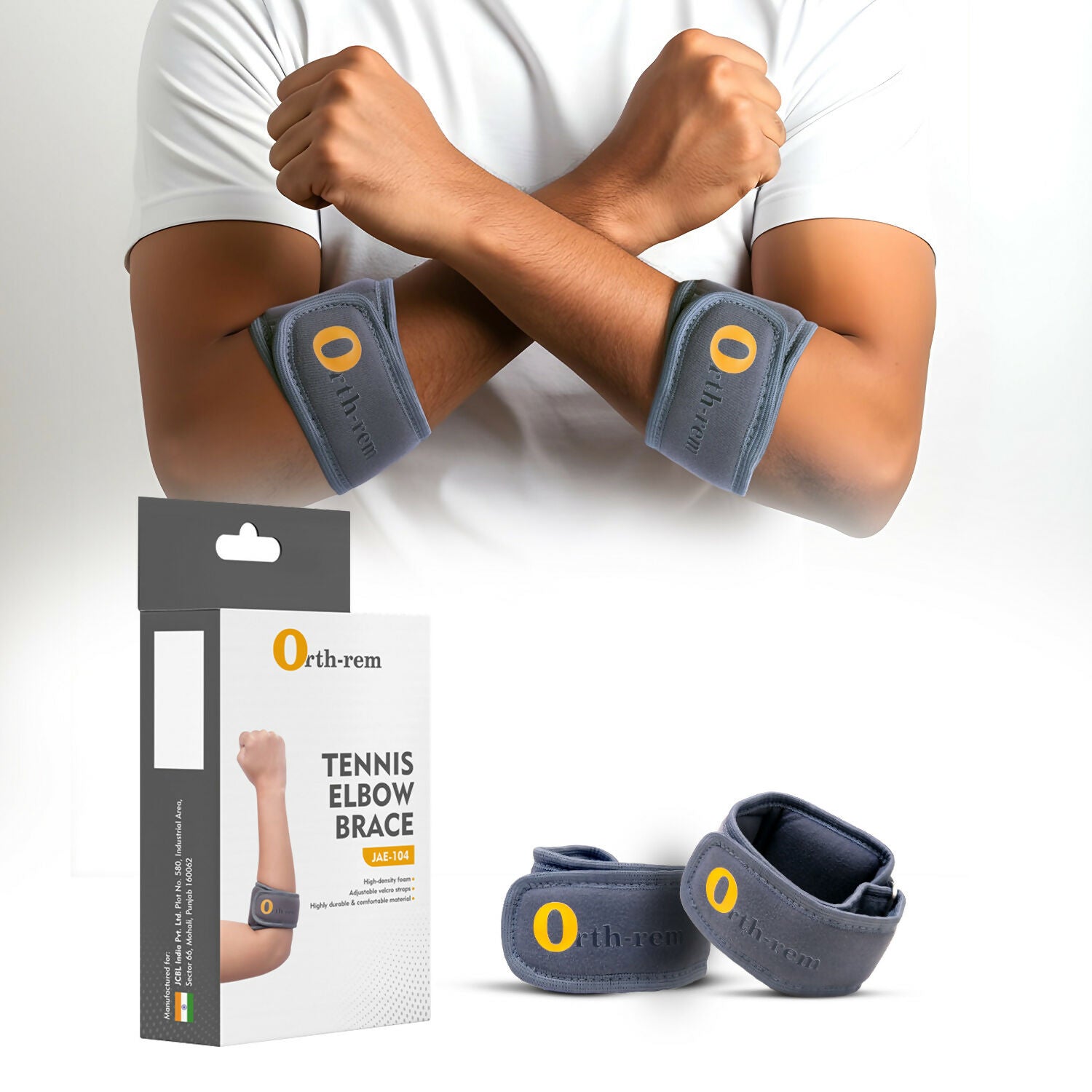 Orth-rem Tennis Elbow Support Brace Strap For Men & Women - Distacart