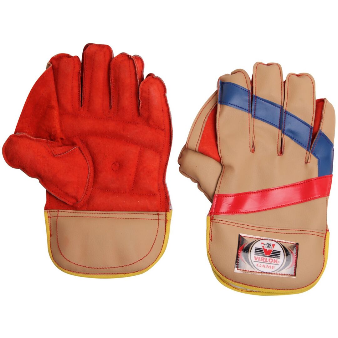 Virlok Foam Wicket keeping Gloves (Multi-Colour) - Distacart