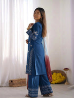 Thumbnail for Teeya Creation Womens Trendy Stylish Embroidery Thread Work Kurta Set - Dista