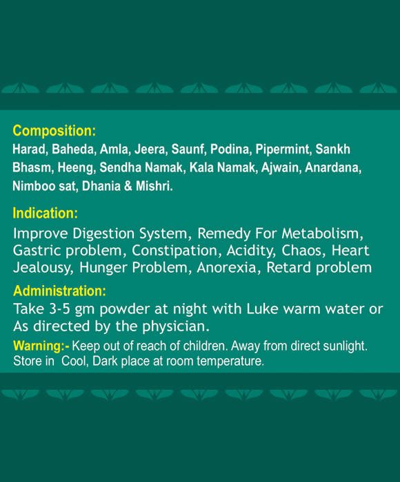 Ayurvedshakti Rudraksha Gas Nil Churna - Distacart