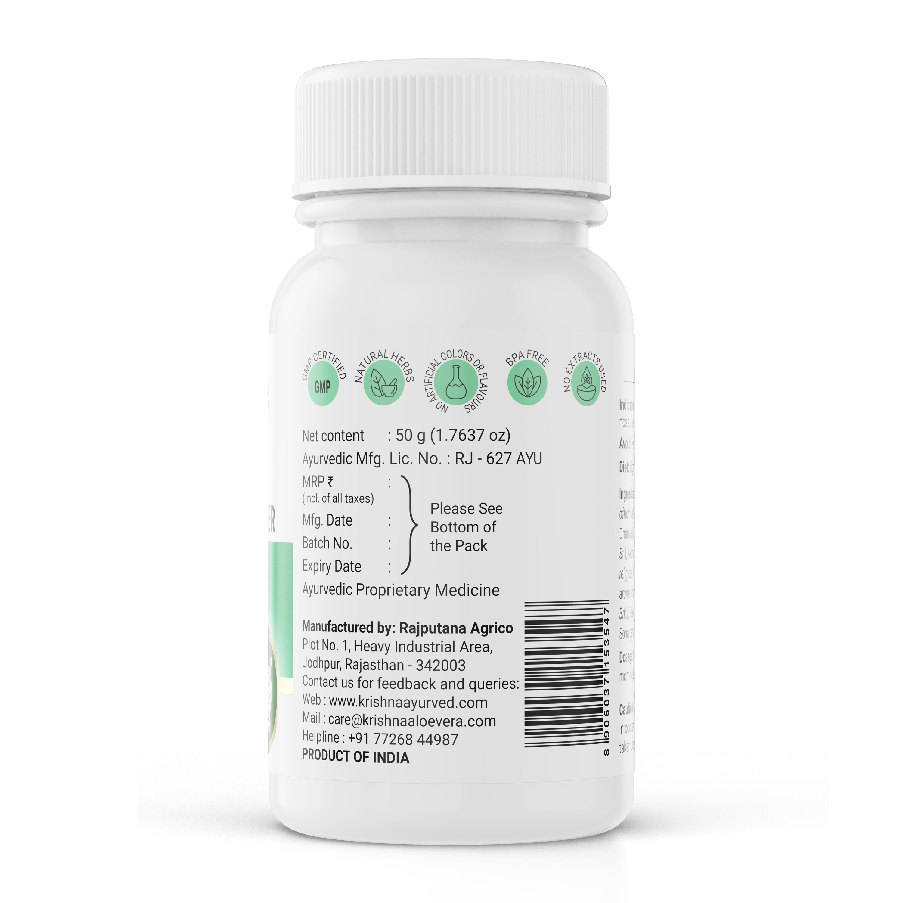 Krishna'S Herbal & Ayurveda Najlant Powder