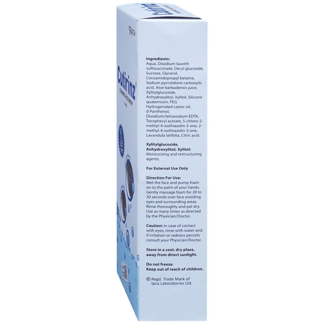 Ipca Cutirinz Foaming Face Wash - Distacart