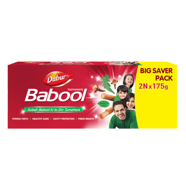 Dabur Babool Ayurvedic Toothpaste for Strong Teeth - Distacart