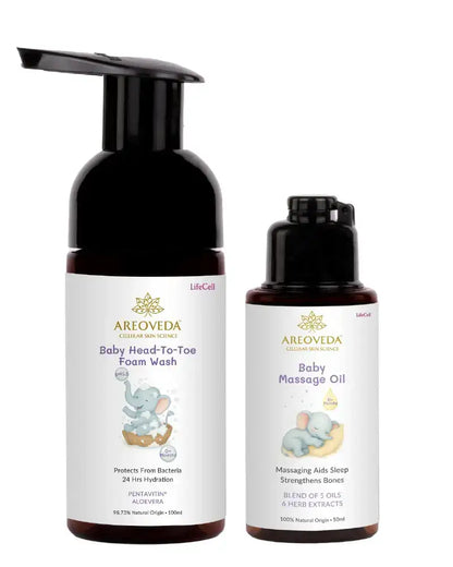 AreoVeda Baby Bath Bundle - Distacart
