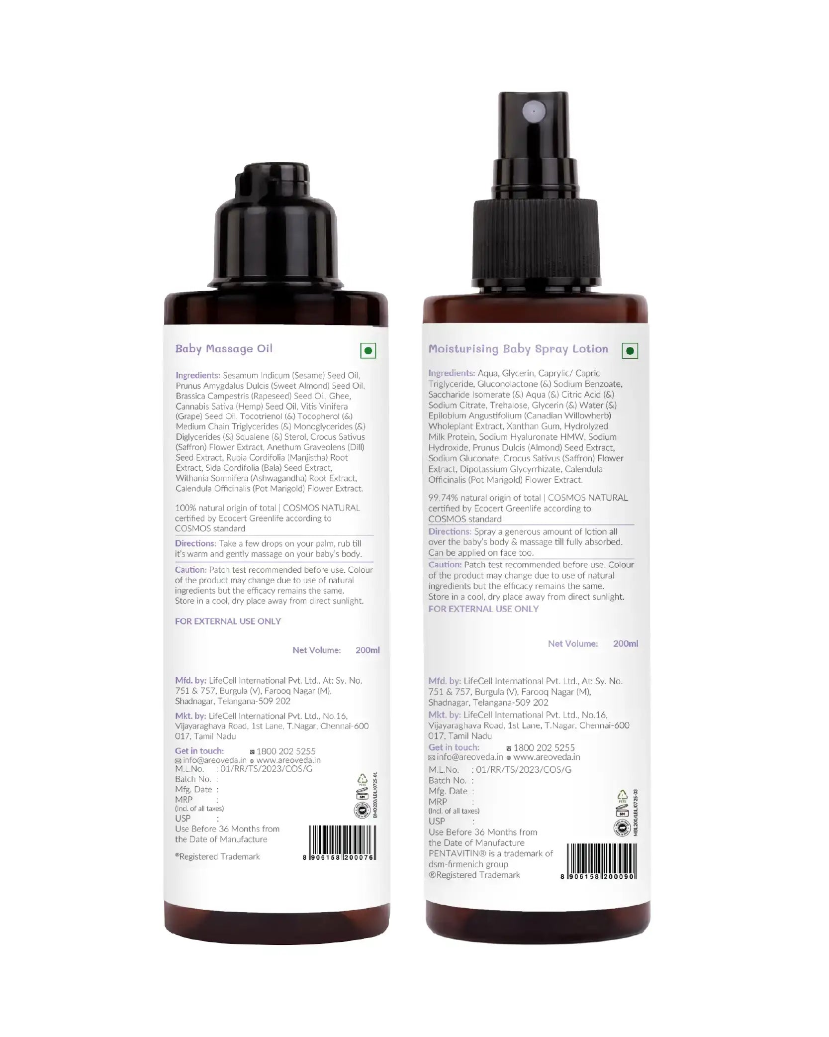 AreoVeda Baby Nourishing Essentials - Distacart