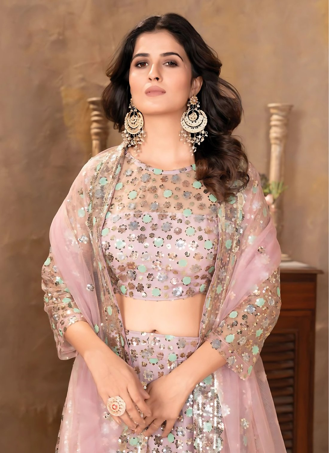 Lehenga Mart Designer Wedding Lehenga Choli For Women - Baby Pink - Distacart