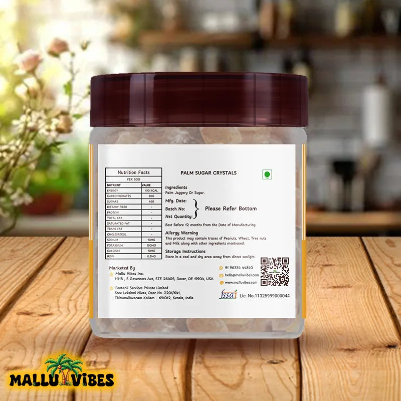 Mallu Vibes Palm Sugar Crystals