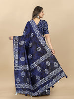 Thumbnail for Vedant Vastram Designer Digital Print Batik Saree - Violate - Distacart