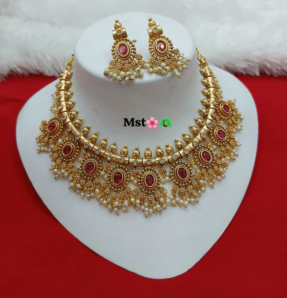 Joban Fashion Women Multi Copper Necklace Set