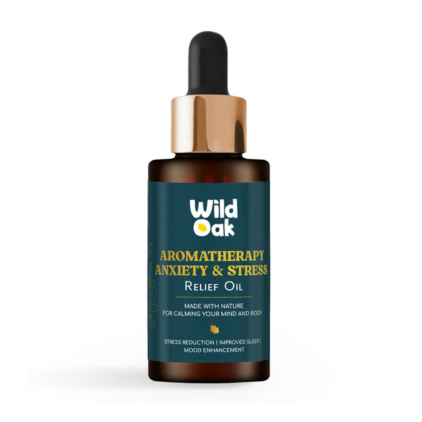 Wild Oak Aromatherapy Anxiety & Stress Relief Oil - Distacart