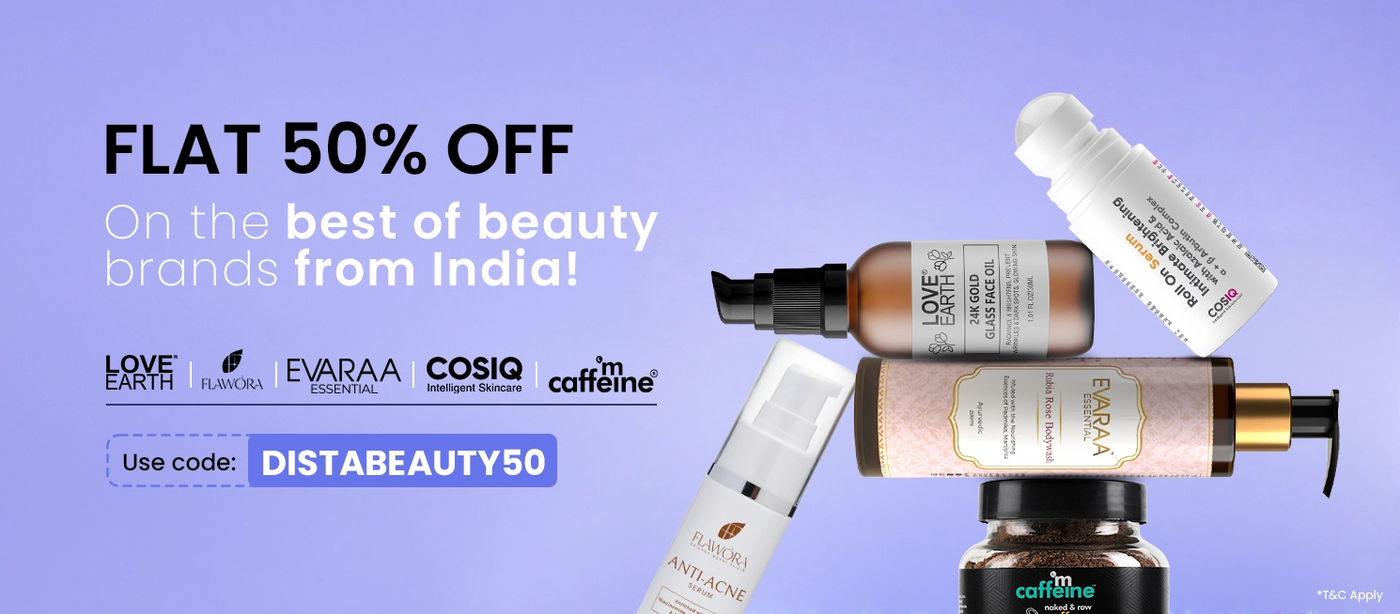 Distacart BOGO beauty promotion for Love Earth and partner brands