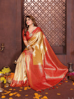 Thumbnail for Anaita Banarasi Tissue Silk Saree - Distacart