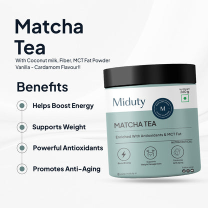 Miduty by Palak Notes Matcha Tea - Distacart