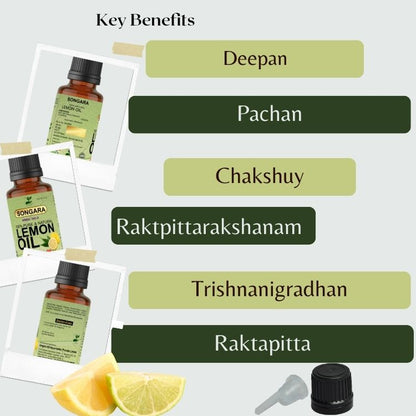 Songara Lemon Essential Oil - Dista