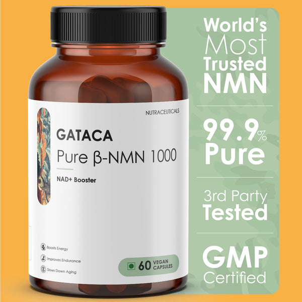 GATACA Pure β-NMN - 1000 mg Capsules, Backed by 21 Patents