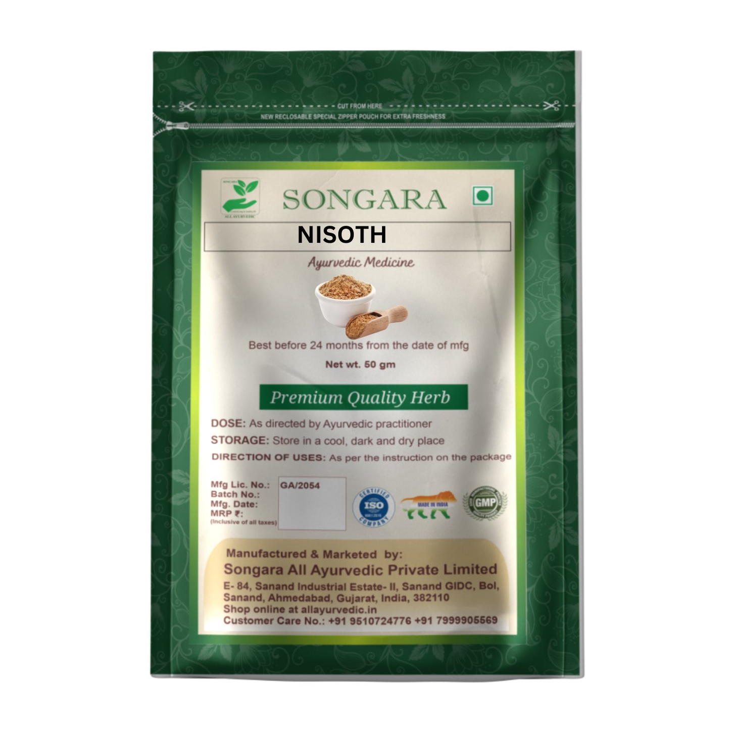 Songara Nisoth Powder Churna - Dista