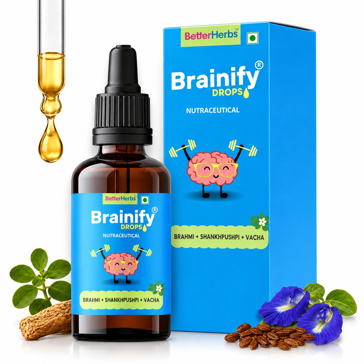 BetterHerbs Brainify Drops for Kids 30ml