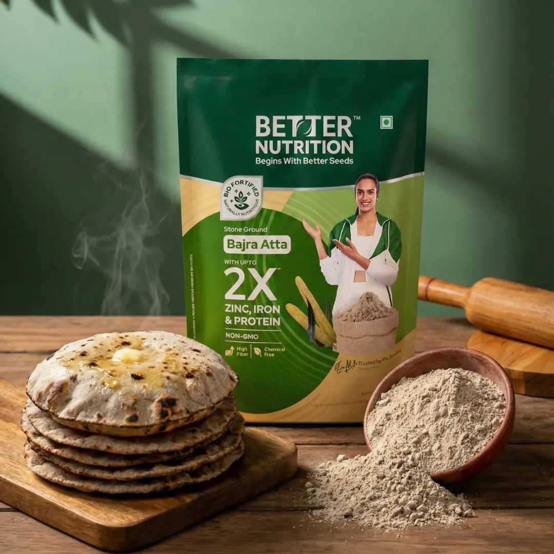 Better Nutrition Biofortified Bajra Atta / Pearl Millet Flour - Distacart