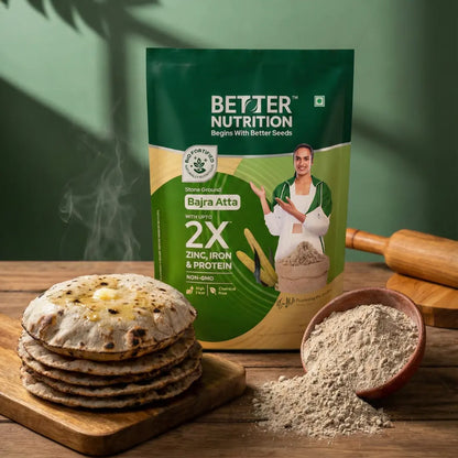 Better Nutrition Biofortified Bajra Atta / Pearl Millet Flour - Distacart