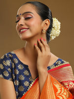 Thumbnail for Ruby Raang Traditional Gold Earrings