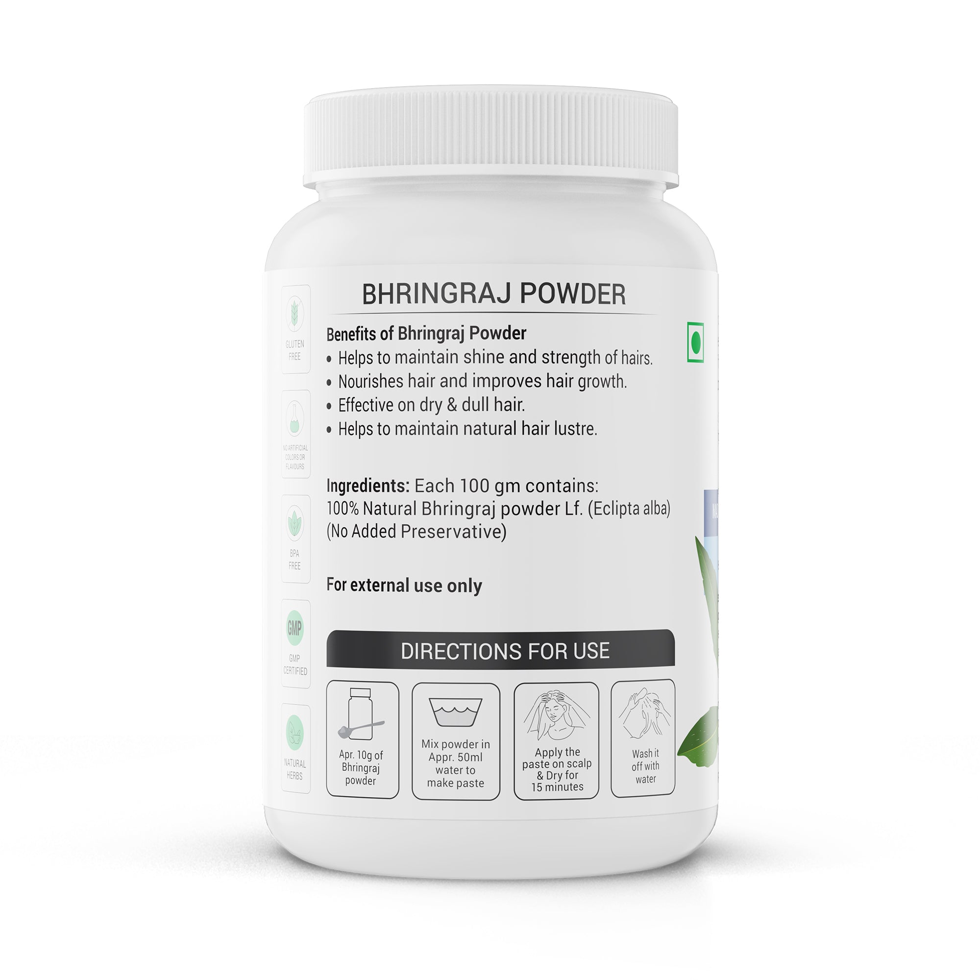 Krishna'S Herbal & Ayurveda Bhringraj Powder