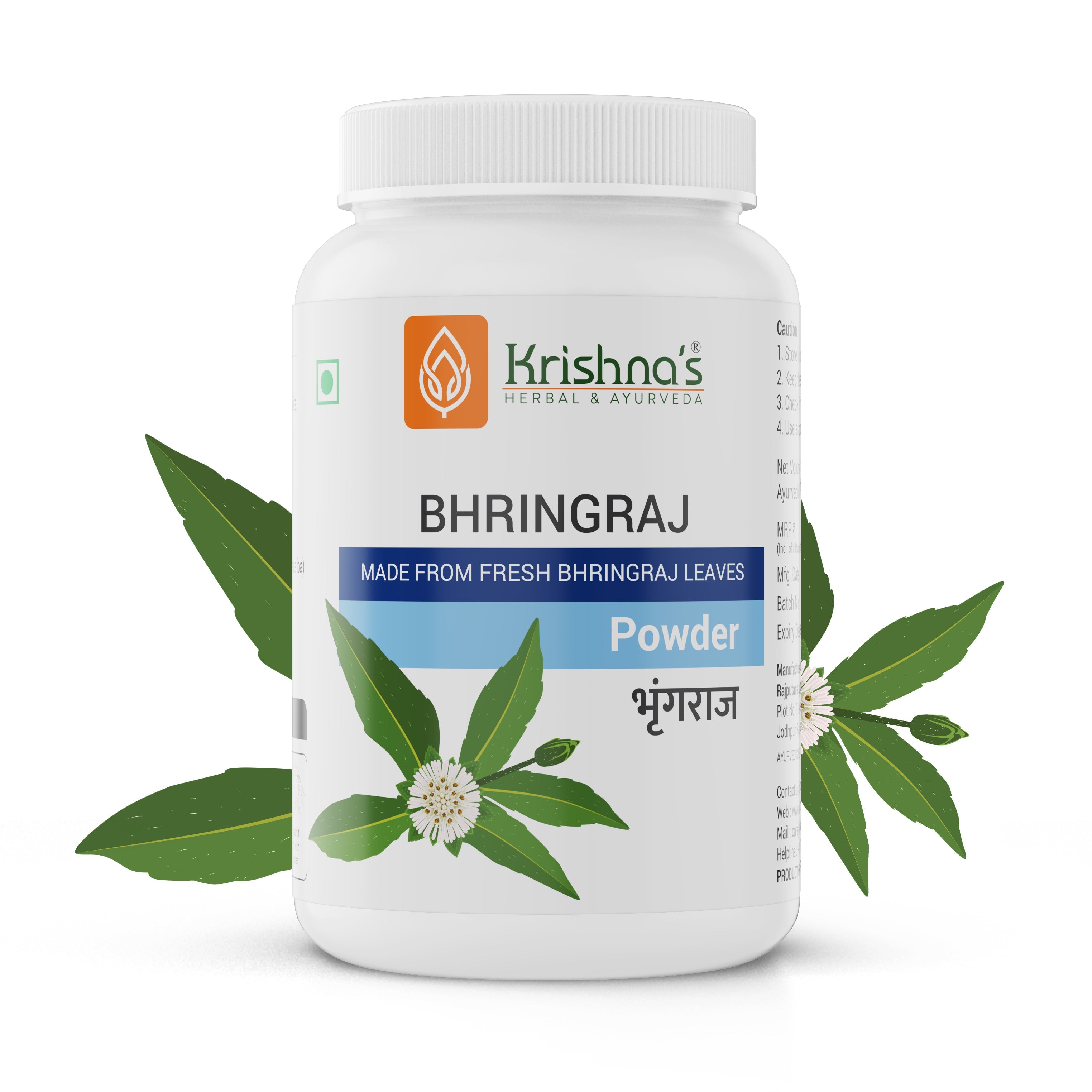 Krishna'S Herbal & Ayurveda Bhringraj Powder