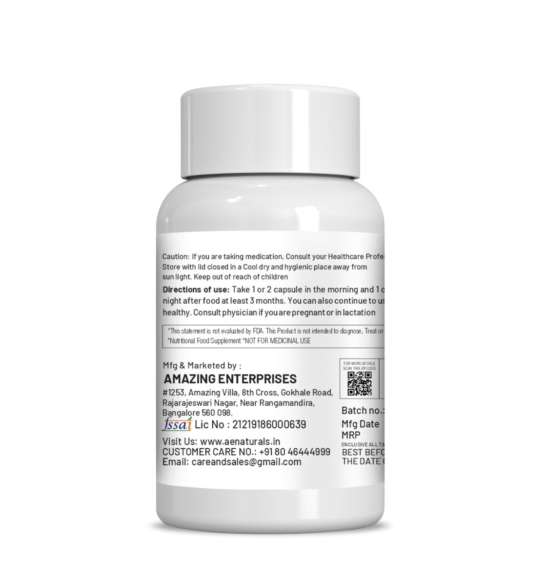 Ae Naturals Bilberry Capsules - Distacart