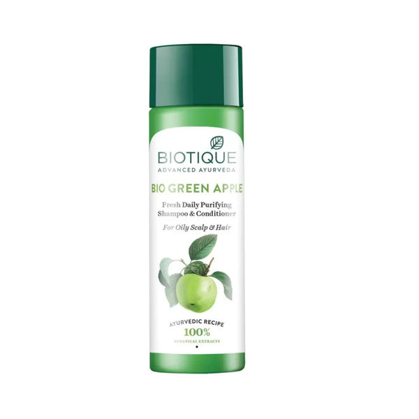 Biotique Bio Green Apple Fresh Daily Purifying Shampoo and Conditioner - Distacart