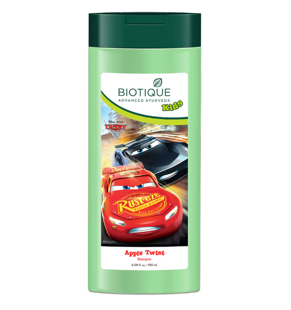 Biotique Bio Disney Pixar Cars Shampoo, Apple Twist for kids - Distacart