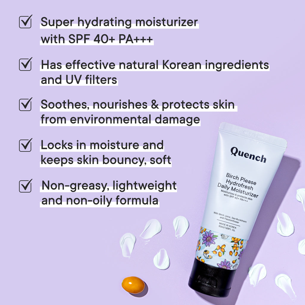 Quench Botanics Birch Please Hydro Fresh Daily Moisturizer - Distacart