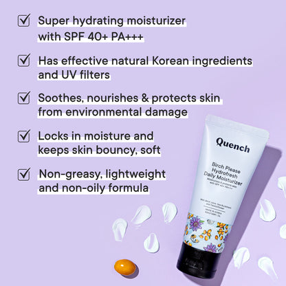 Quench Botanics Birch Please Hydro Fresh Daily Moisturizer - Distacart