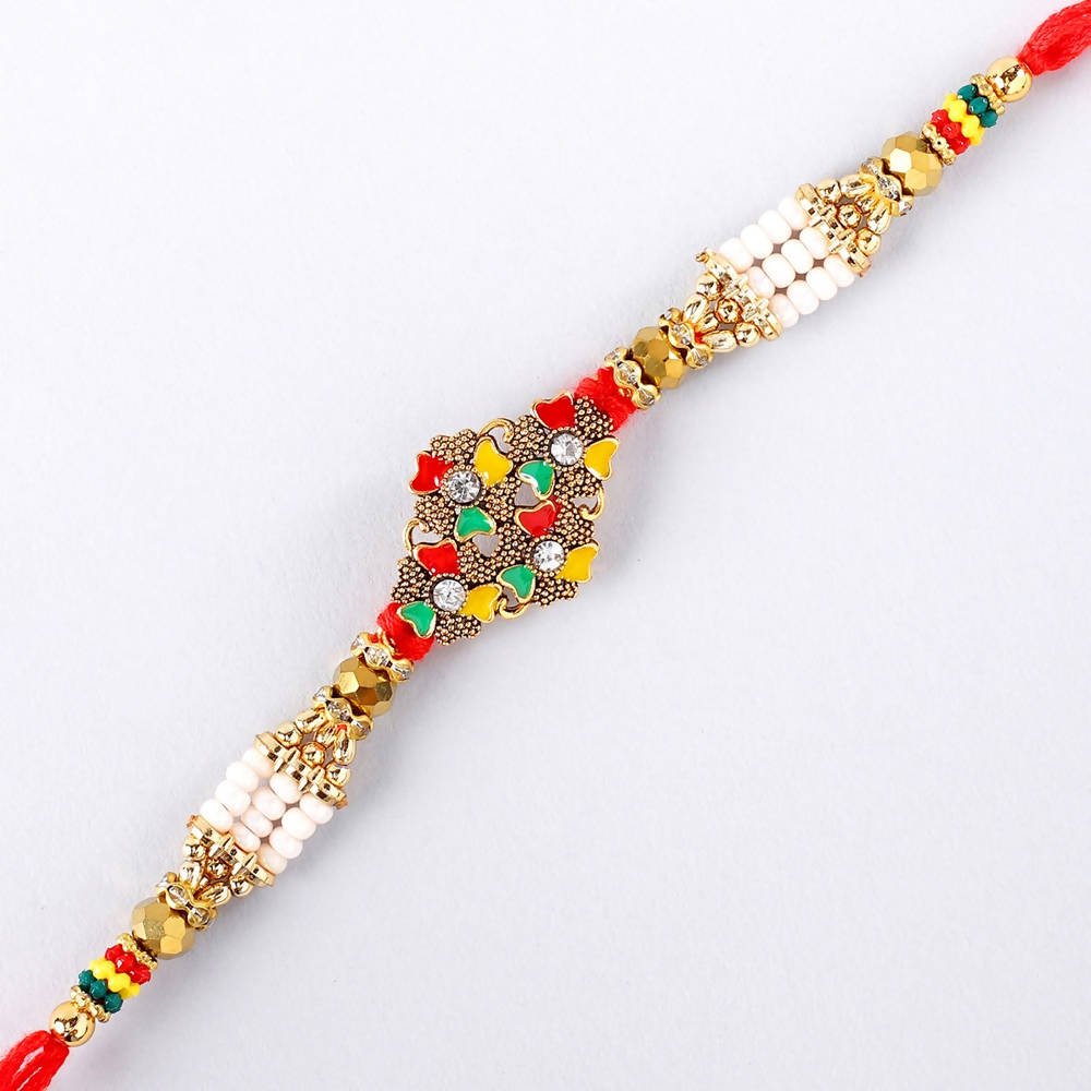 Alluring Meenakari Rakhi