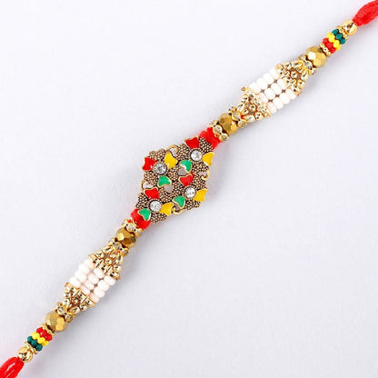 Alluring Meenakari Rakhi