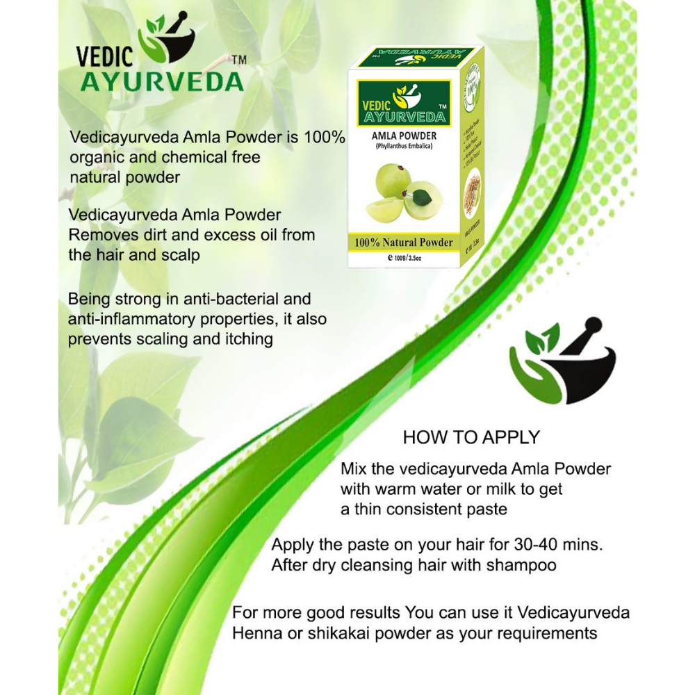 VedicAyurveda Orange Peel Powder and Amla Powder - Dista