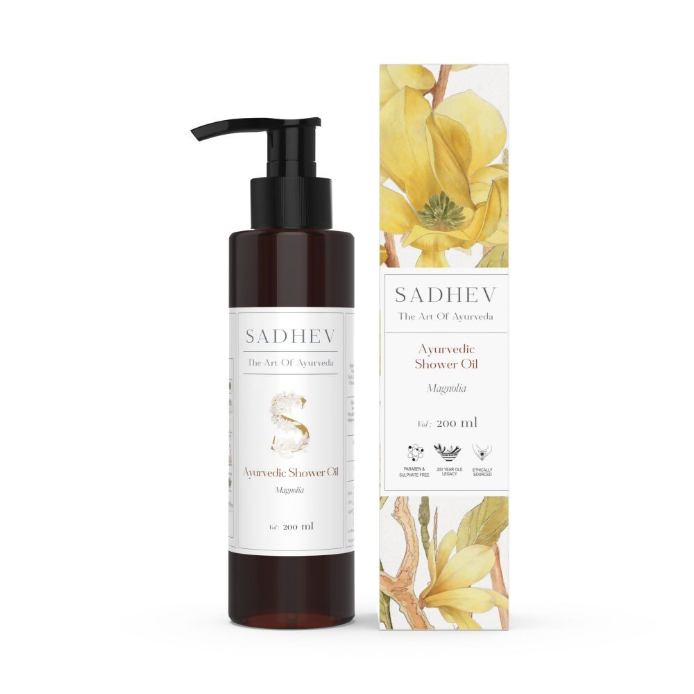 Sadhev Ayurvedic Magnolia Shower Oil - Distacart