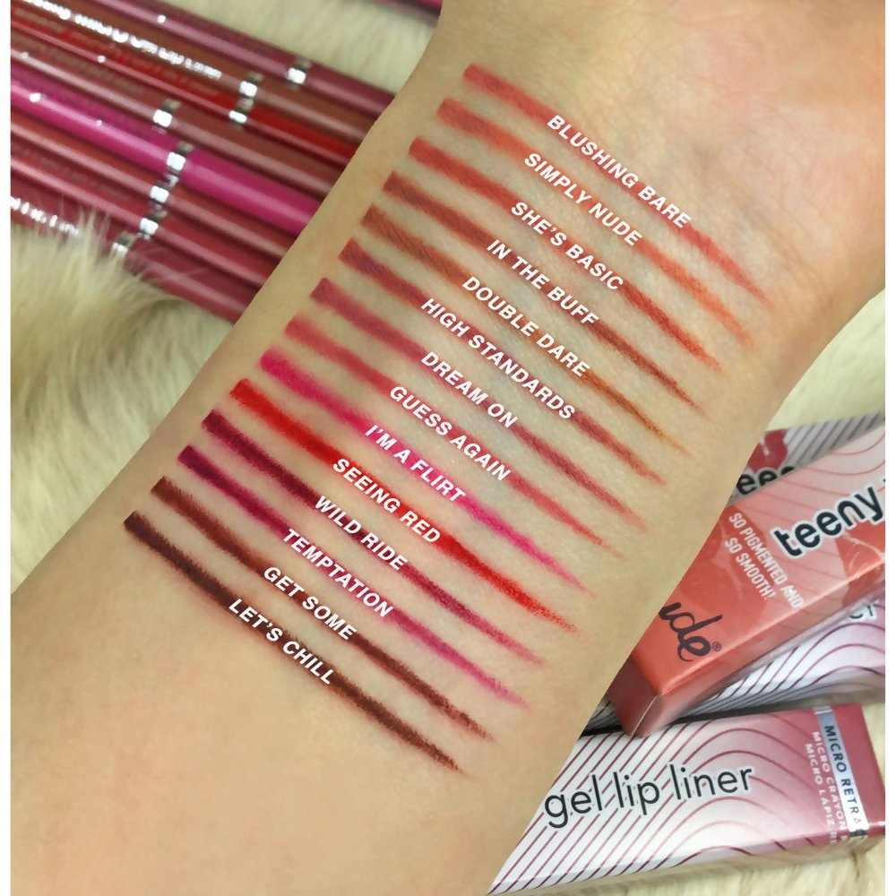 Rude Cosmetics Teeny Weeny Micro Gel Lip Liner - High Standards