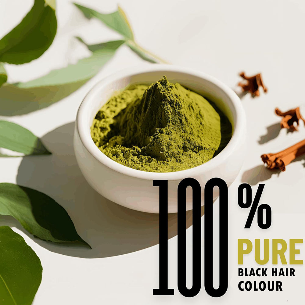 Samisha Black Hair Colour Powder – Original & Organic Natural Black - Distacart