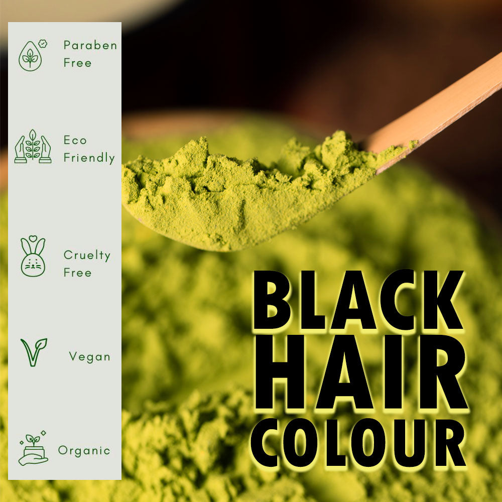 Samisha Black Hair Colour Powder – Original & Organic Natural Black - Distacart