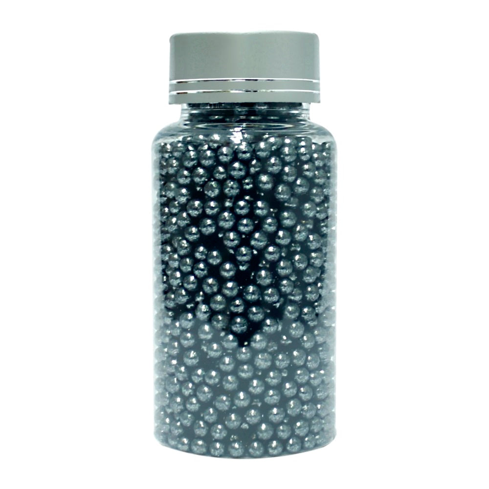 confect black disco balls sprinkles 5 mm 120 gms