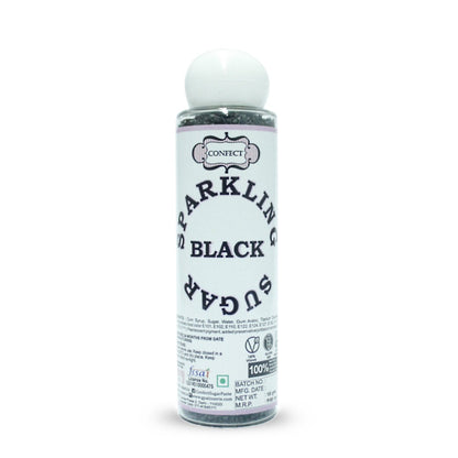 black sparkling sugar100 gms