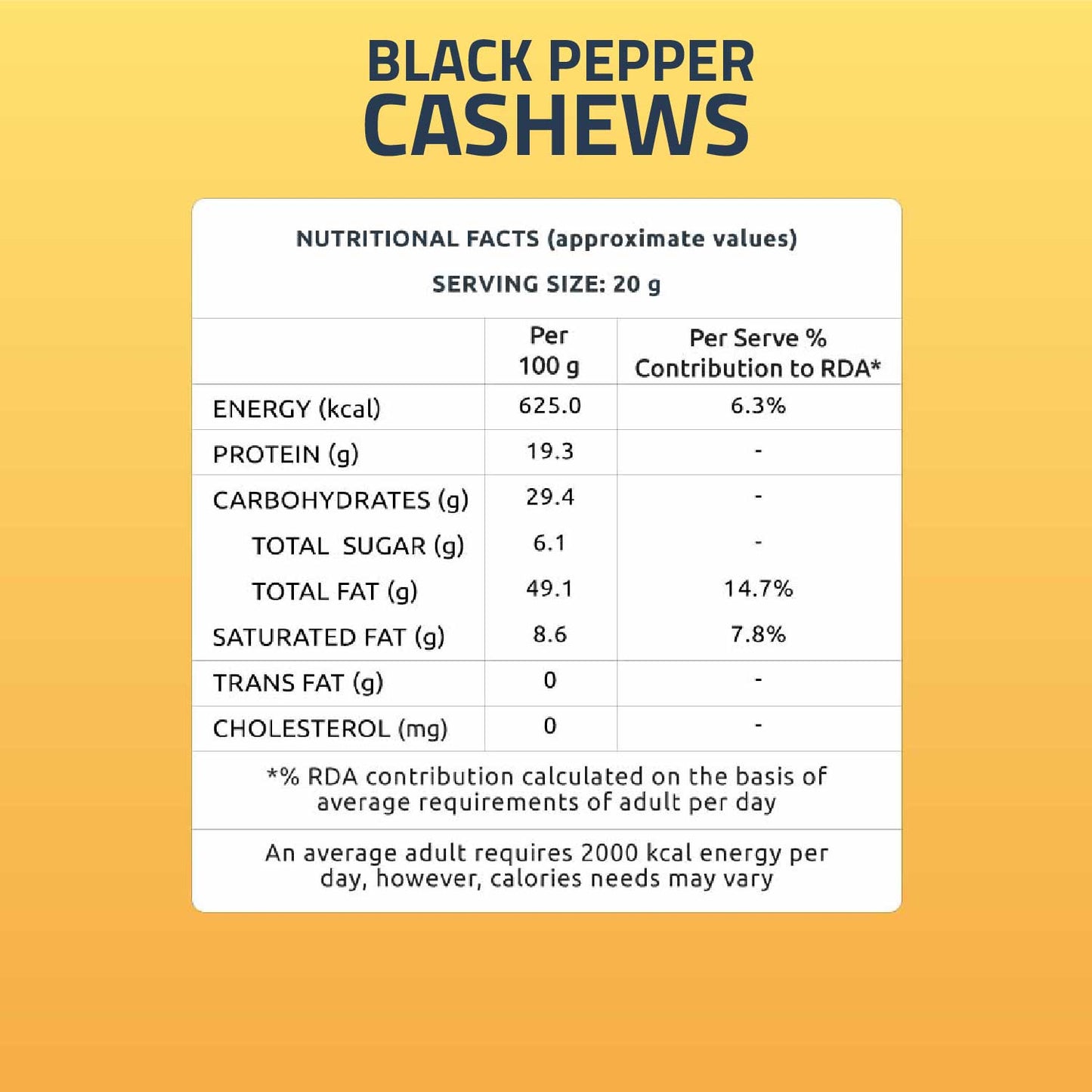 blackpeppercashews160gclassicsaltedcashews160g