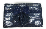 Thumbnail for Asmaani Satin 6 Pocket Blue Bow Jewellery Kit