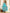 Yufta Blue Floral Print Cotton A-Line Style Kurta And Trousers With Dupatta Set