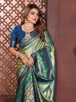 Thumbnail for Anaita Banarasi Tissue Silk Saree - Distacart